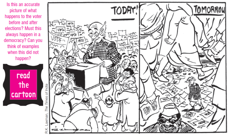 Electoral Politics: Cartoon Explanations and Intext Questions Class 9 ...