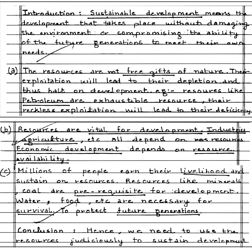 Resources And Development Important Extra Questions Class 10 Geography 