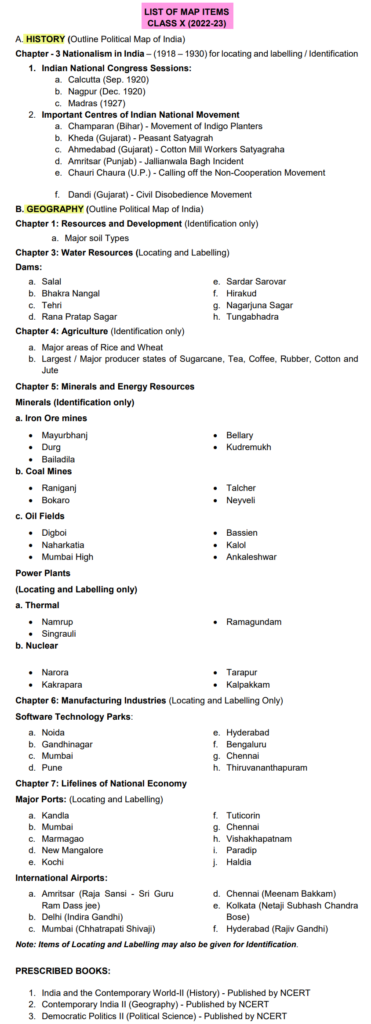 Map Work Ncert Tutorials